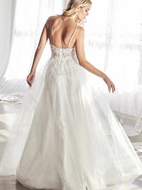 TULLE LAYERED BRIDAL GOWN