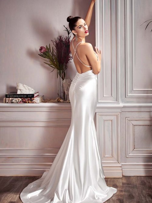 STRETCH SATIN FITTED BRIDAL