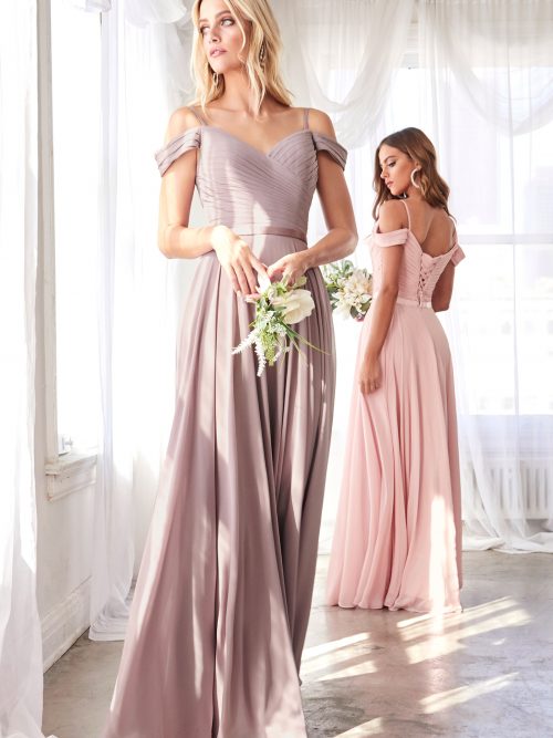 FITTED SATIN SLIP GOWN