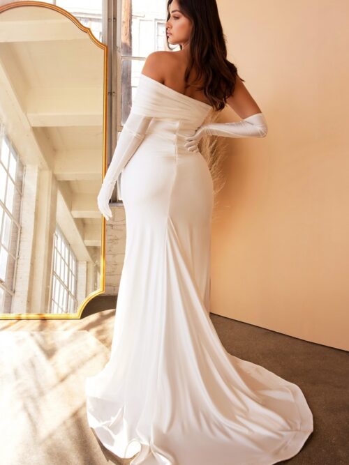 GLAMOUR GLOVE LUXE JERSEY MERMAID GOWN