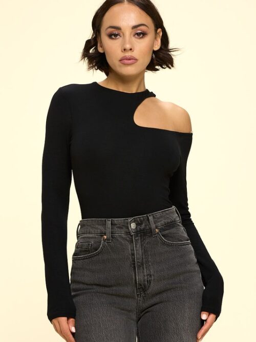 Shoulder Cutout Bodysuit