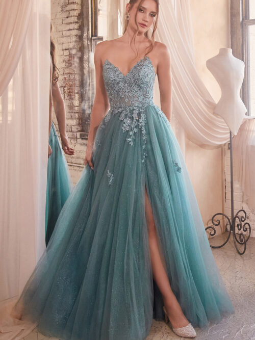 A-LINE TULLE DRESS